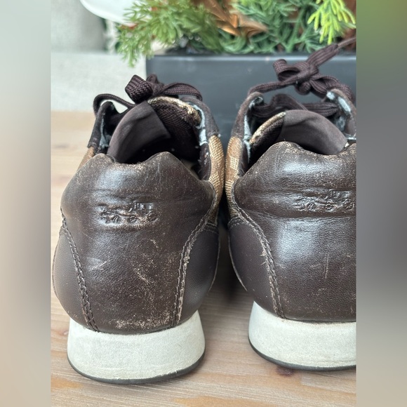 Coach Brown and Tan Sneakers - Picture 2 of 9